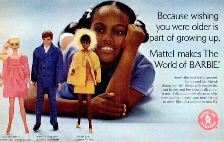 Mattel , Vintage Barbie Advertisement 