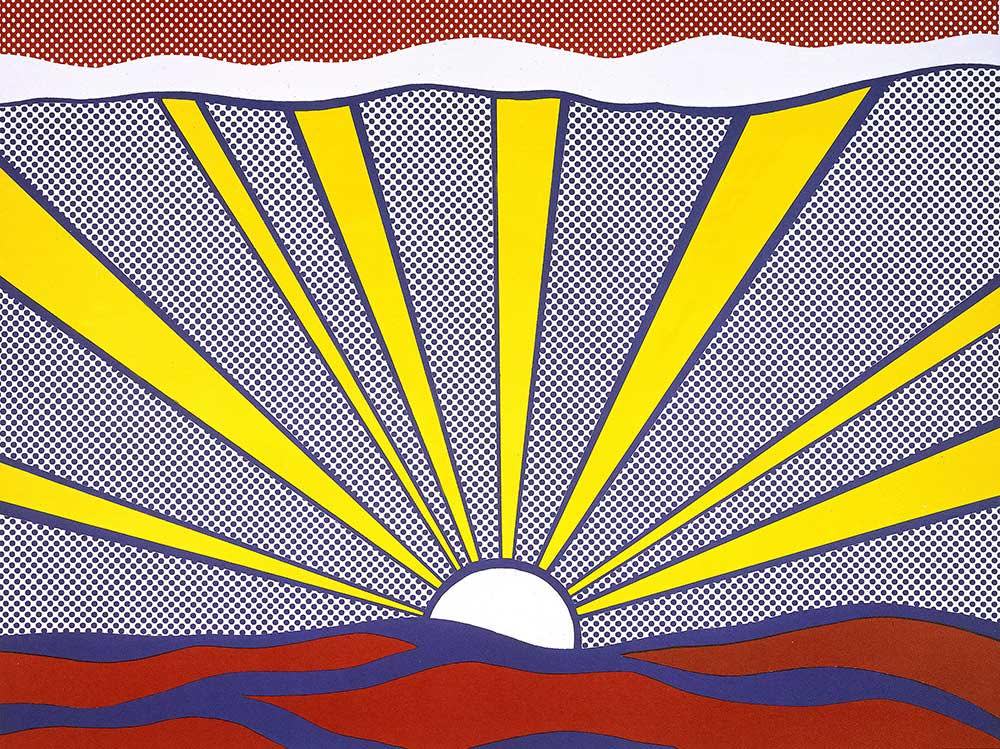 Roy lichtenstein  sunrise  1965