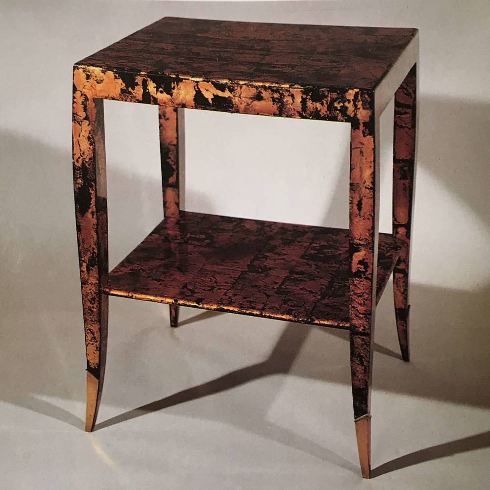 Art deco gueridon table  ca 1925  attributed to dominique