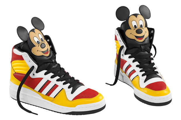  Jeremy Scott, Jeremy Scott x Adidas “Mickey Mouse” Fall 2009 Sneakers 