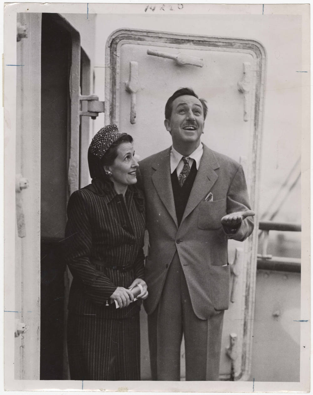  Walt Disney and wife Lillian, 1946 