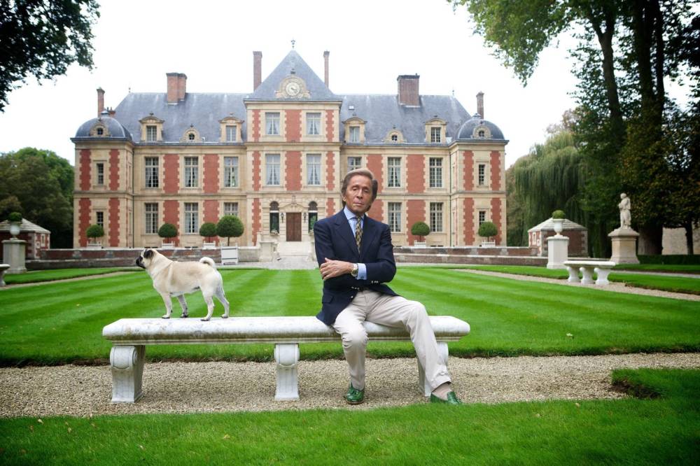  With Valentino, At Château de Wideville 