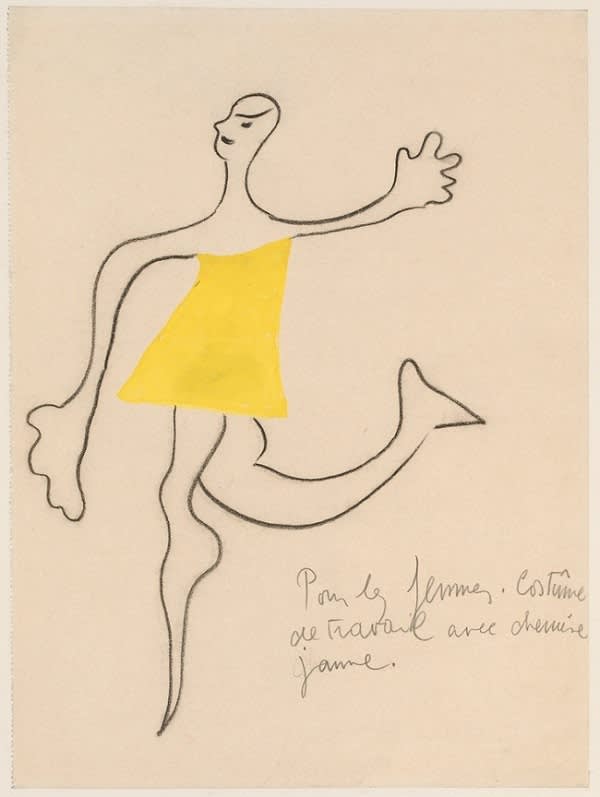  Joan Miró, Costume Design for Romeo and Juliet, 1926 