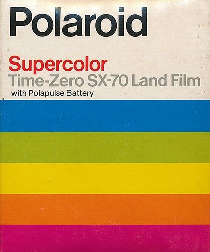 Polaroid supercolor time zero sx 70 land film