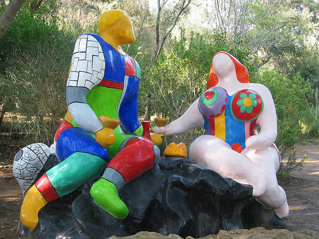  Niki De Saint Phalle, Tarot Garden, The Lovers/The Choice 
