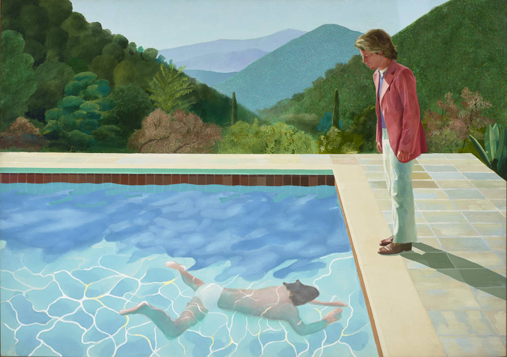  David Hockney, Portrait of an Artist (Pool With Two Figures), 1971 