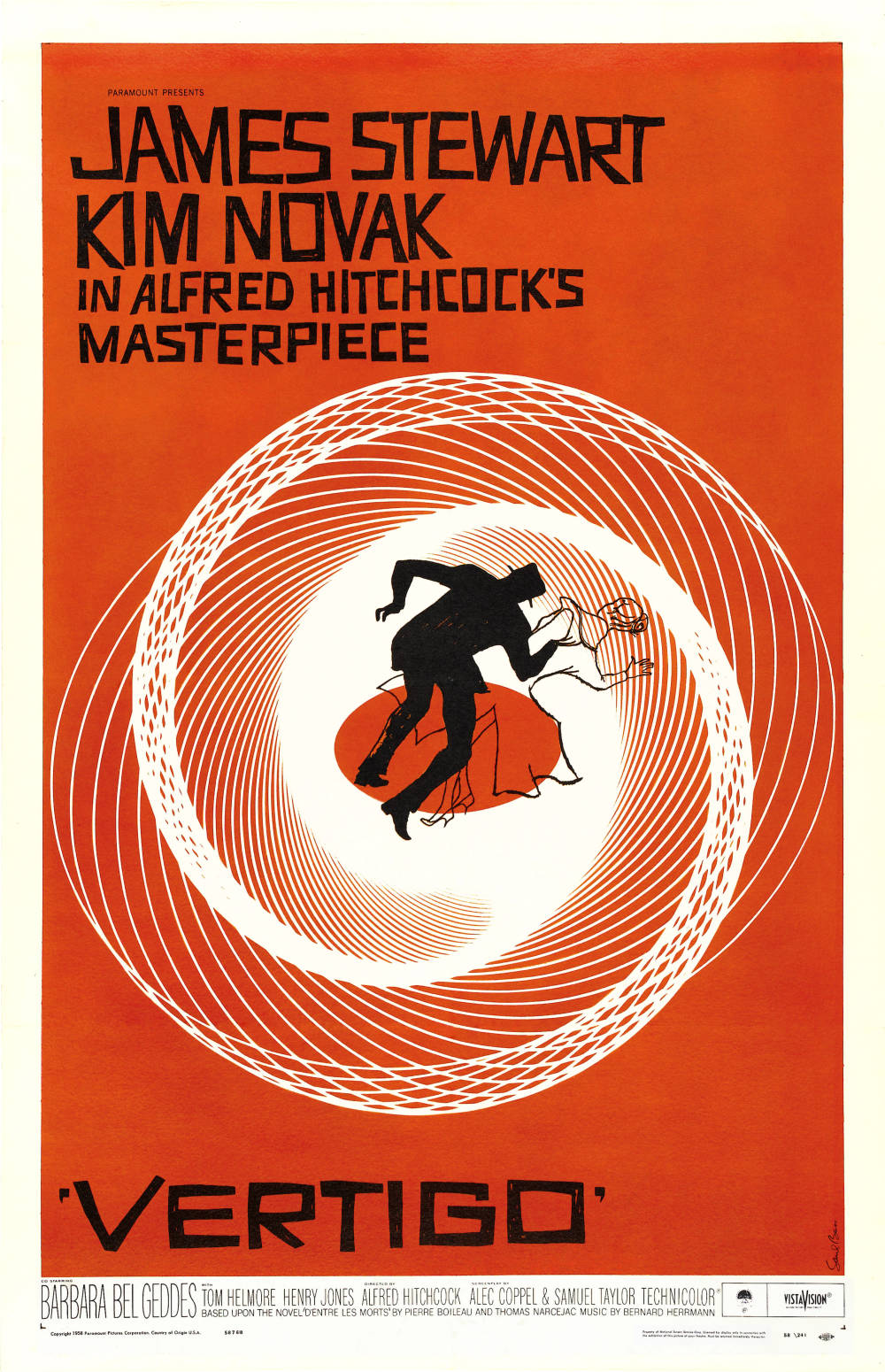  Alfred Hitchcock, Vertigo, 1958 