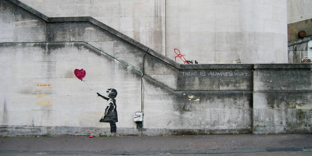  Banksy, Girl with Balloon, 2002 