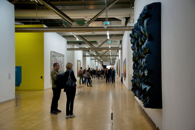  Centre Pompidou, Gallery Interior  