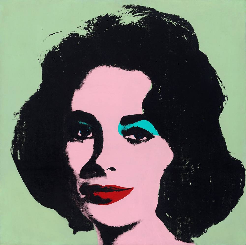  Andy Warhol, Liz #3 [Early Colored Liz], 1963 