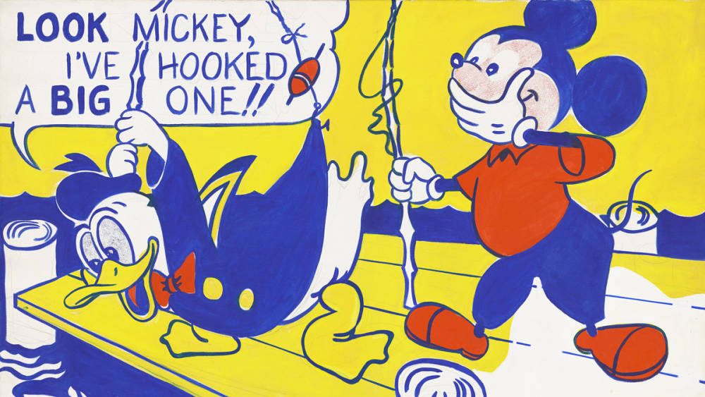  Roy Lichtenstein, Look Mickey, 1961 