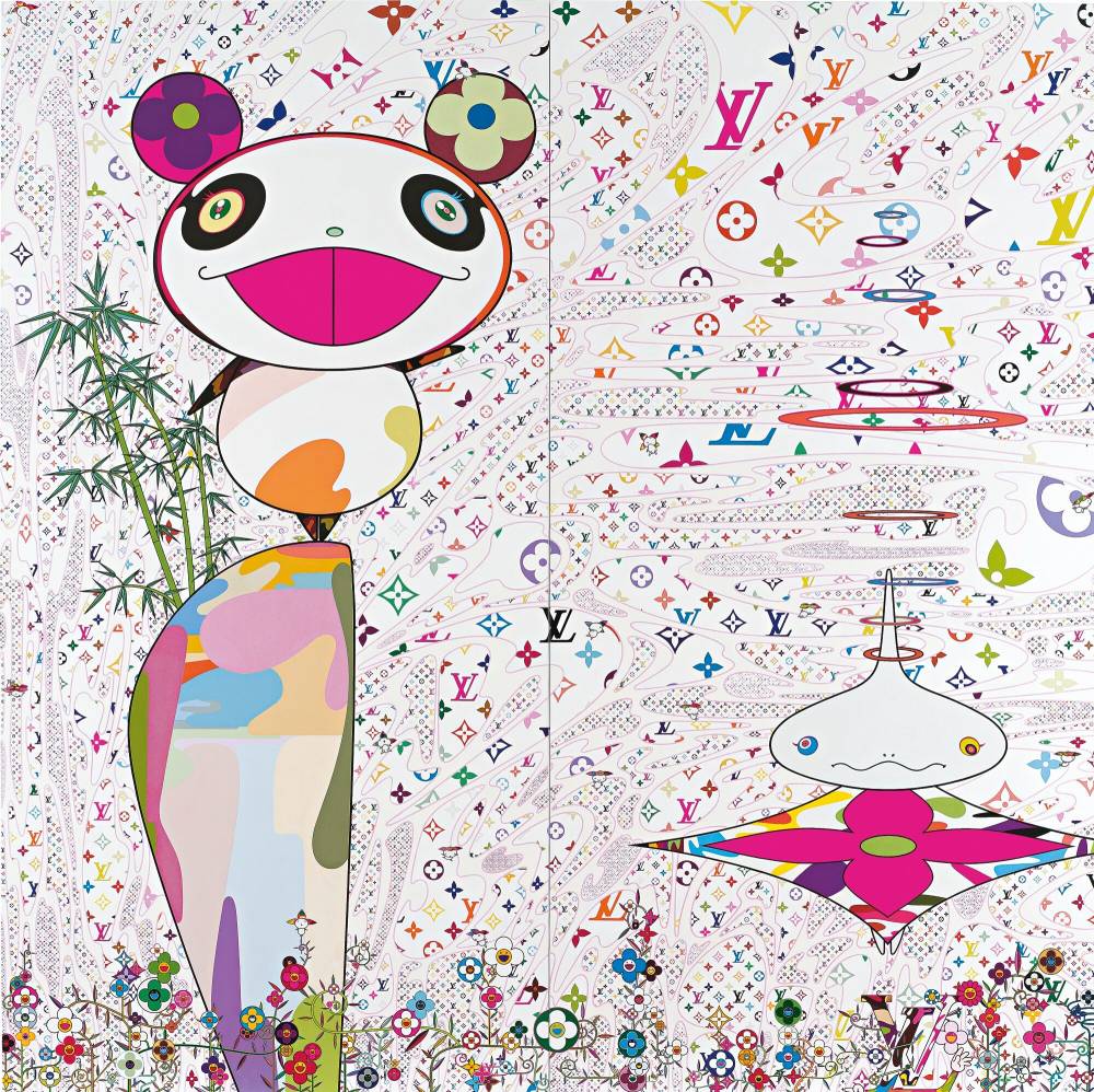  Takashi Murakami, The World of Wphere (Diptych), 2003 