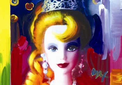  Peter Max , Futuristic Barbie, 1994 