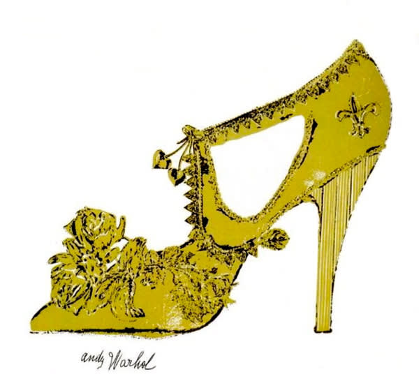  Andy Warhol, Golden Shoe (Zsa Zsa Gabor), 1956 