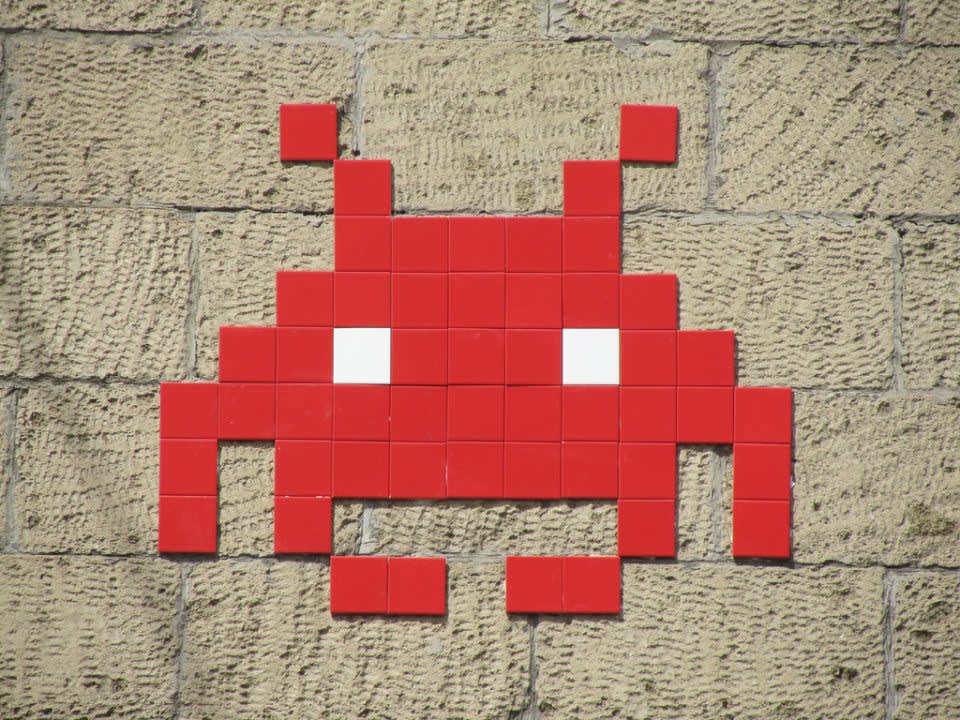  Space Invader, Street Art 