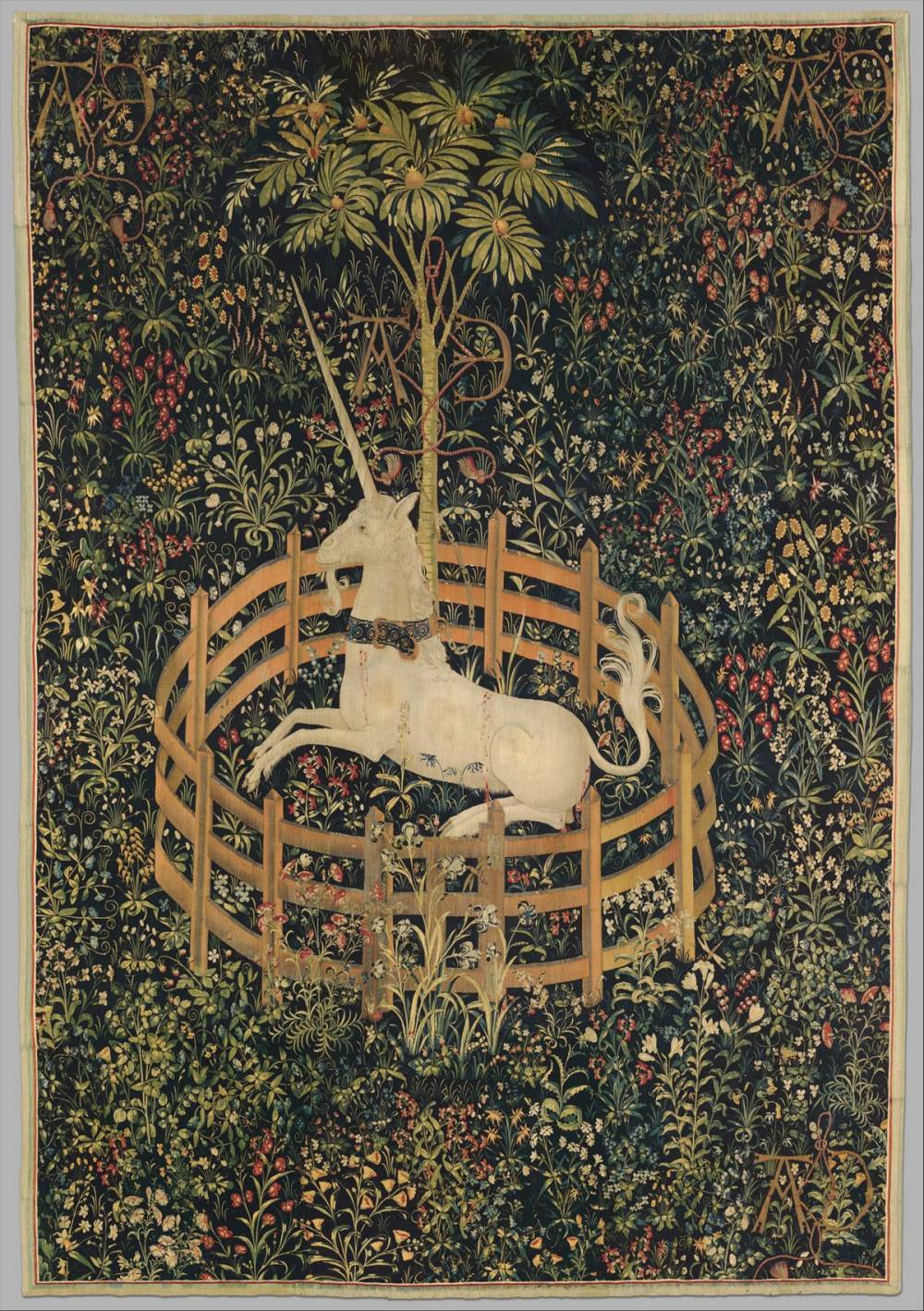 The unicorn in captivity  from the unicorn tapestries   1495 1505  south netherlandish