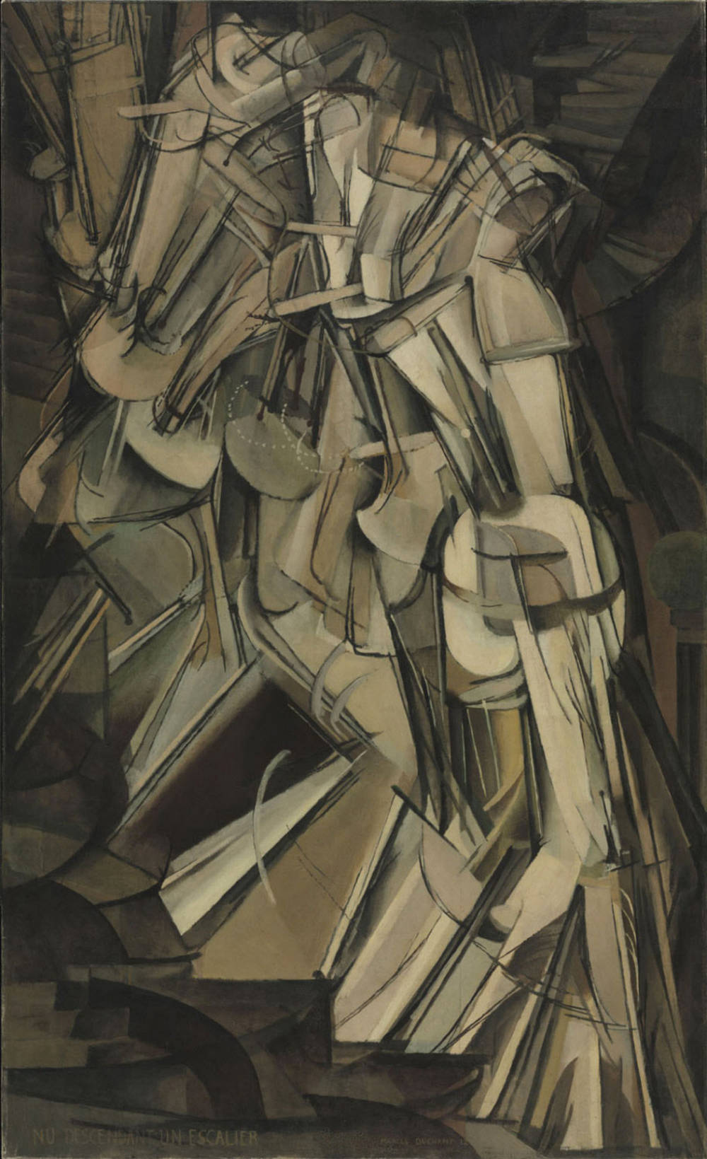  Marcel Duchamp, Nude Descending a Staircase, 1912 