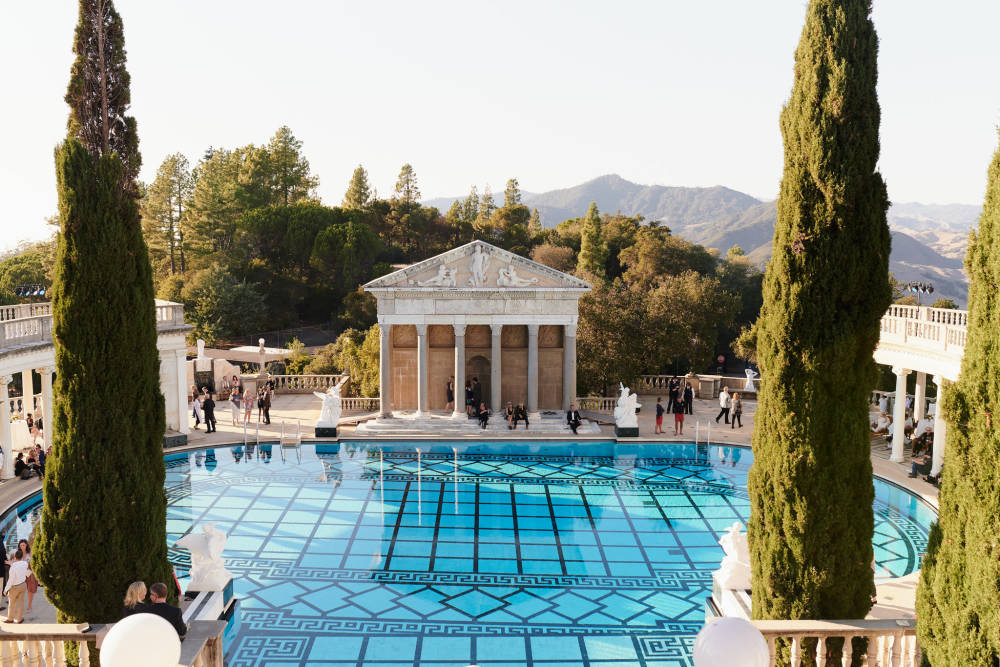  Roman and Grecian inspired pools, Built for publisher William Randolph Hearst 