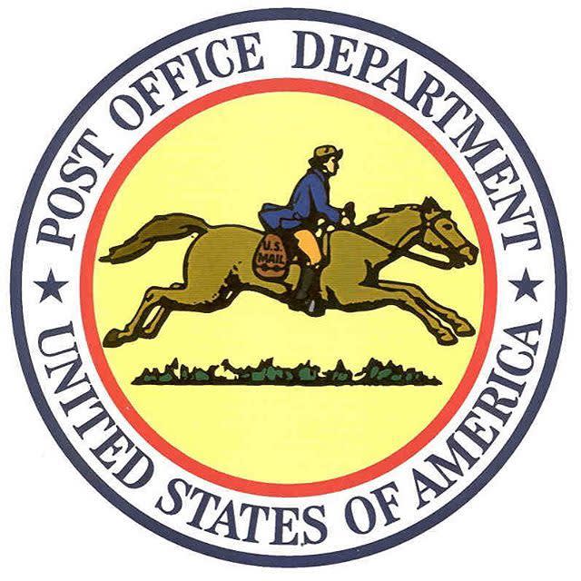  USPS, First Logo, 1800s-1900s 