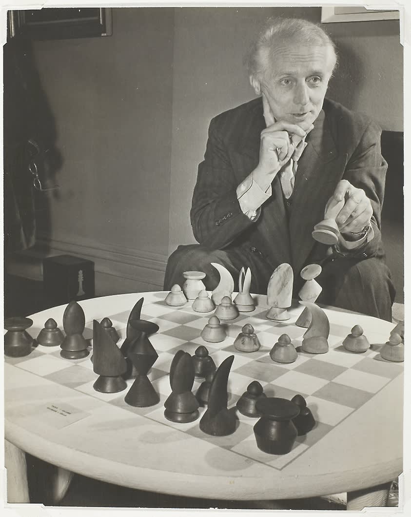  Max Ernst , With his Chess Set, 1945 