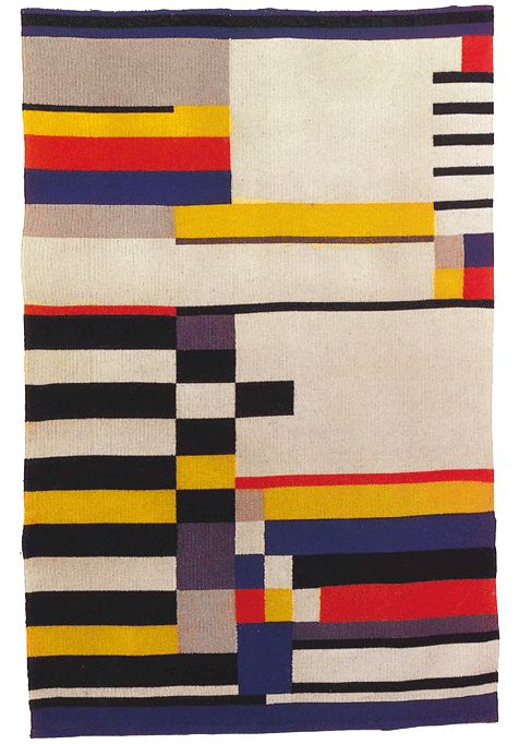 Bauhaus textile by anni albers  1920s