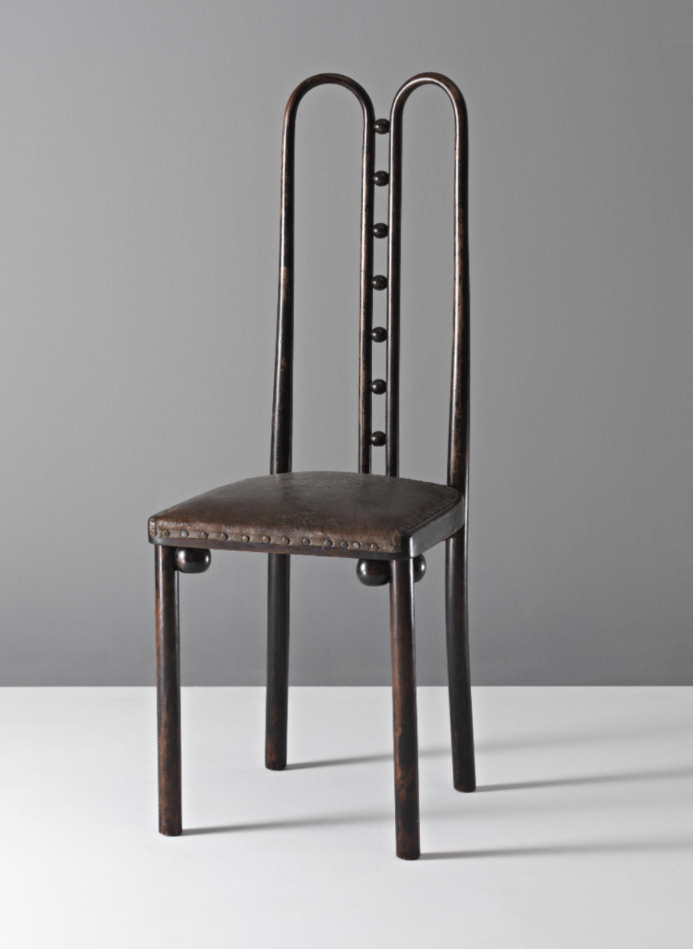 Josef hoffmann  rare side chair  model no. 371  1908
