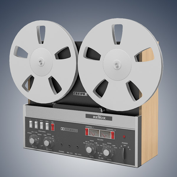 Revox a77  teal to reel tape recorder  1967 1980