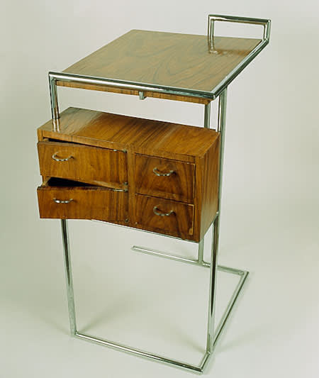 Eileen gray  portable dressing table from villa e1027