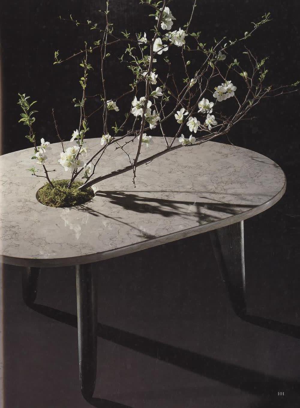  Isamu Noguchi , Catalogue Raisonné, Ikebana in Table 