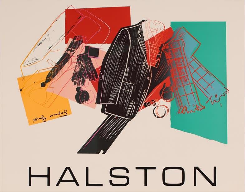 Halston, Advertisement , Andy Warhol 