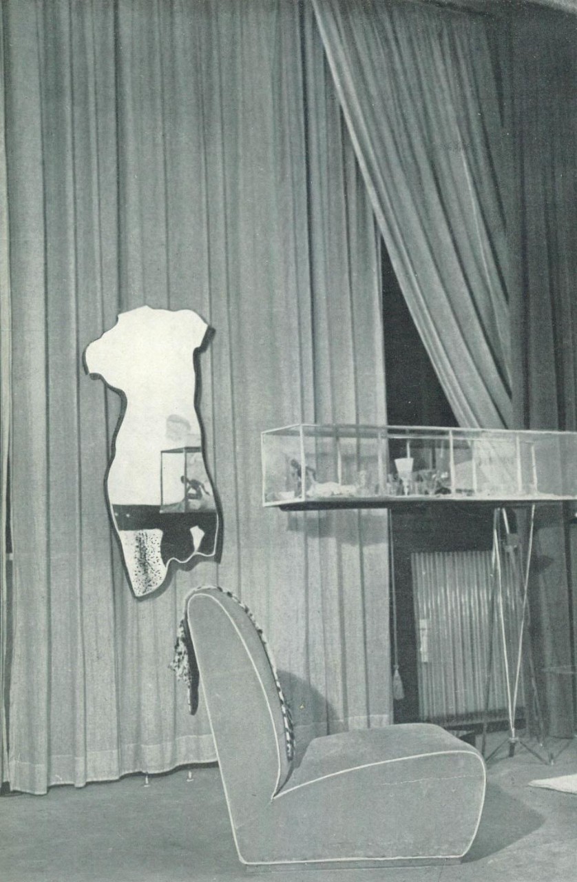 Carlo mollino  the  venus  murror  lounger chair and window  1936 38