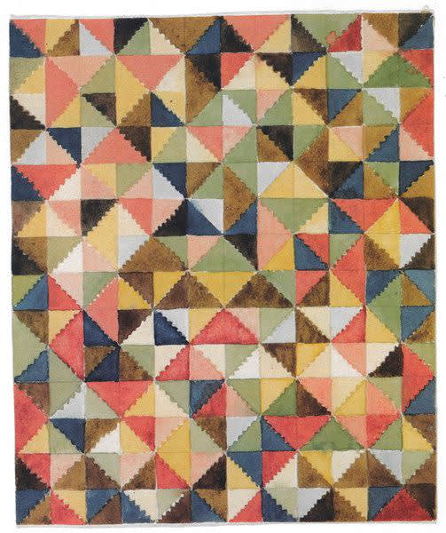 Gunta sto  lzl  bauhaus master  design for a carpet ca.1923