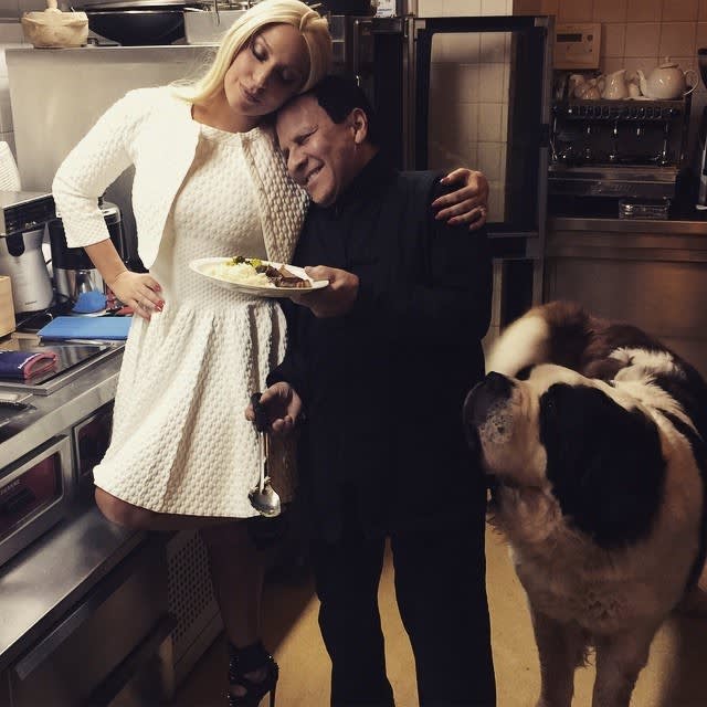  Azzedine and Didine with Lady Gaga, In the Kitchen 