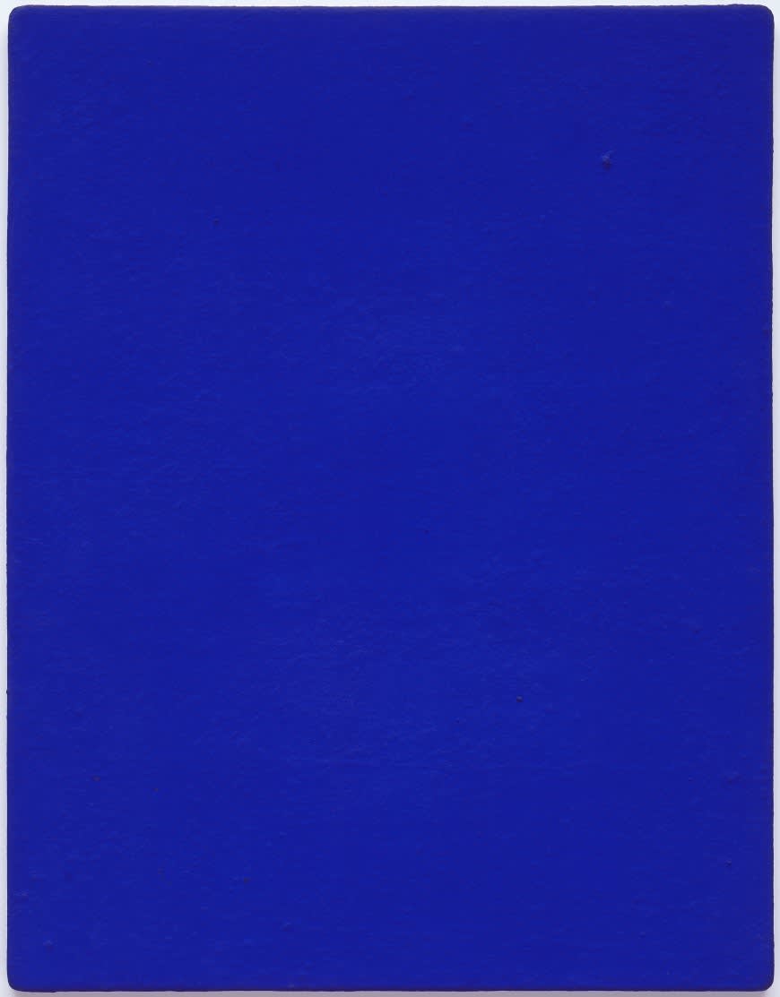 Yves klein untitled blue monochrome  ikb 82 