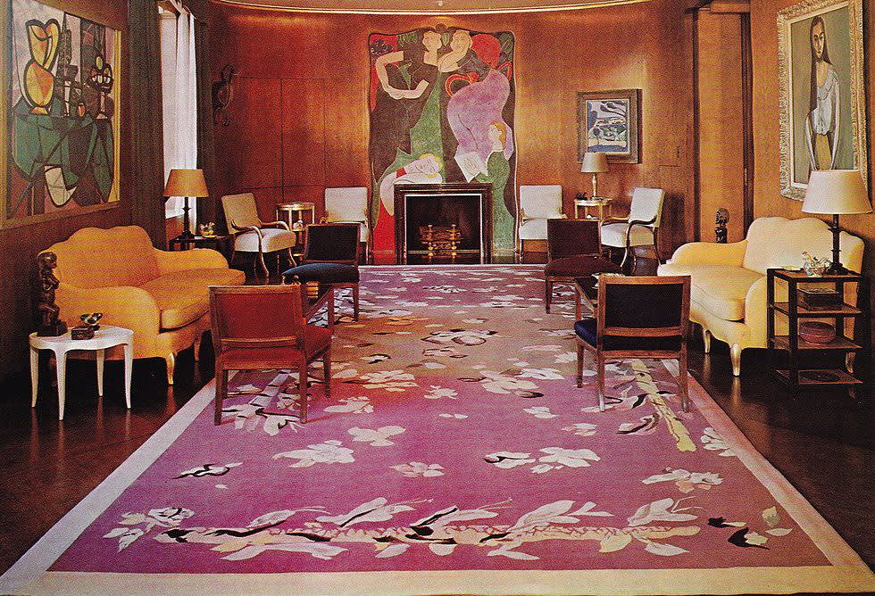  Jean-Michel Frank,  Interior of Nelson Rockefeller's New York Apartment, 1937 