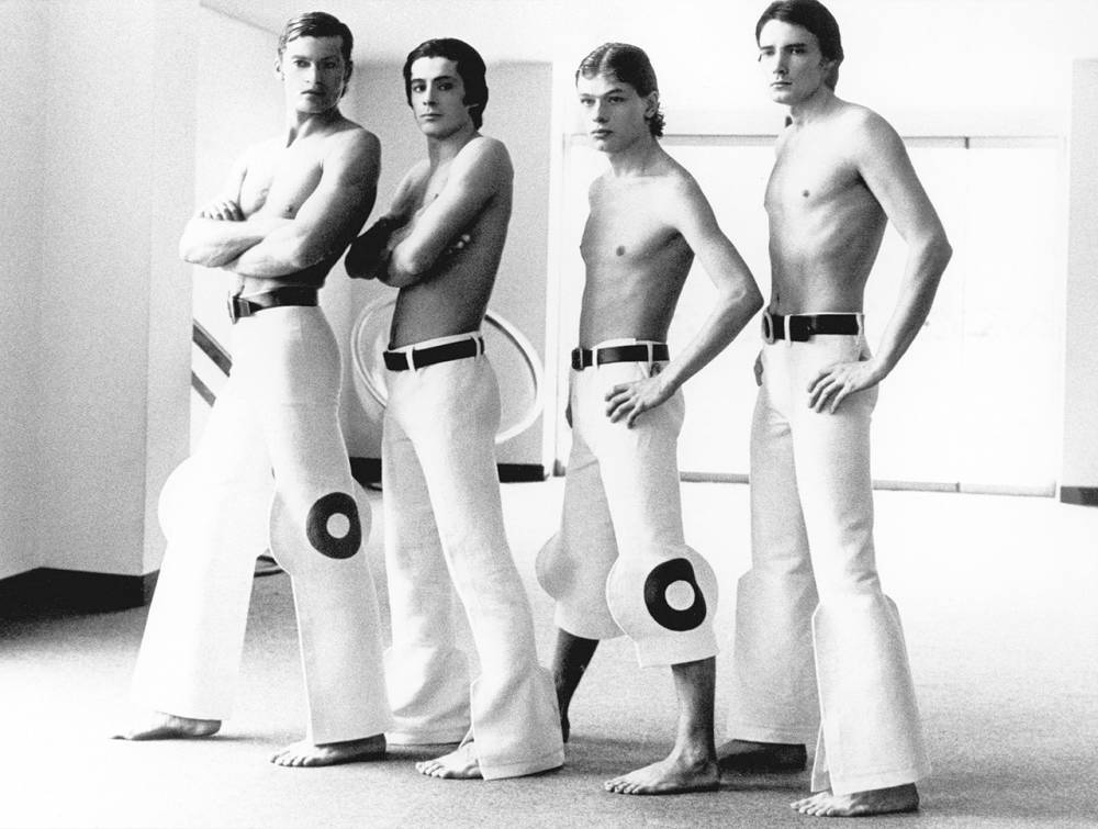  Pierre Cardin, Mens Linen Pants, 1972 
