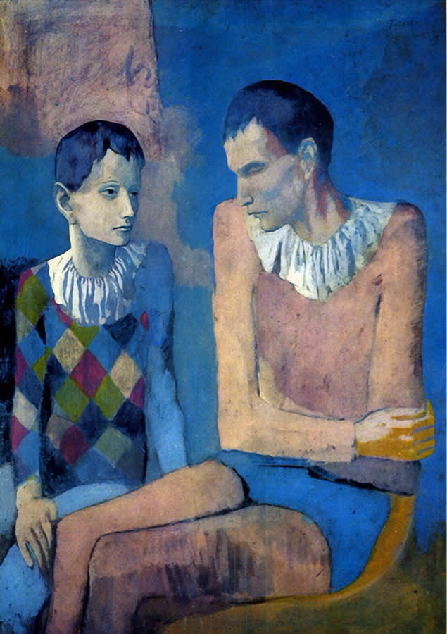 Pablo picasso  acrobat and young harlequin  1905