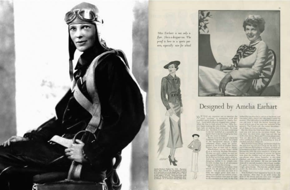  Designed by Amelia Earhart, Featured in Vogue Magazine  