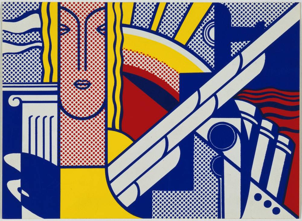 Roy Lichtenstein, Modern Art Poster, 1967 