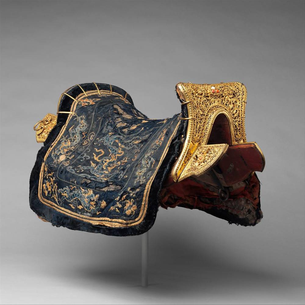  Saddle , Chinese, 17th-18th Century 