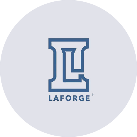 LAFORGE logo on a gray background.