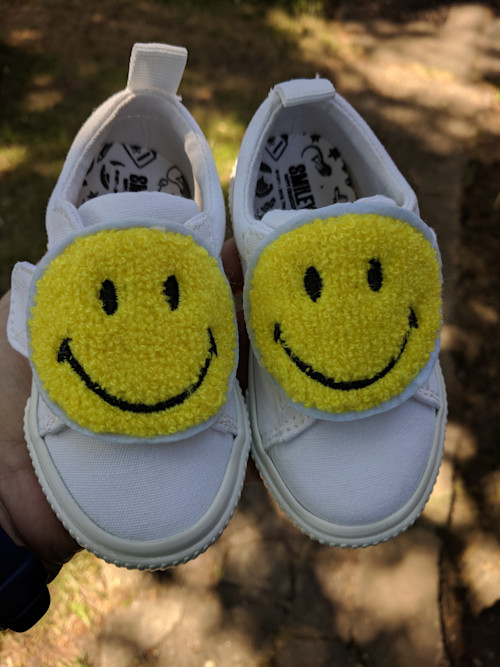 Zara Kids Smiley Plimsolls
