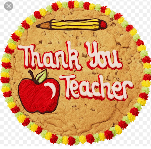 Millies Cookies Giant Thank You Teacher Cookie