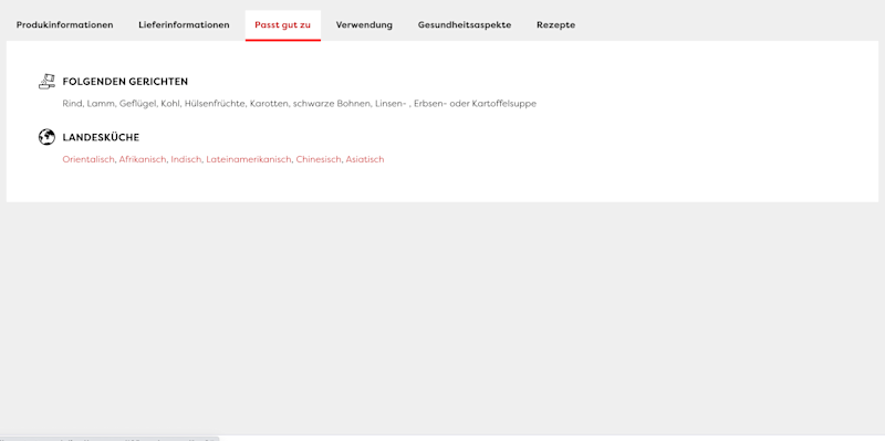 Tastyone – Artikelinfos 3