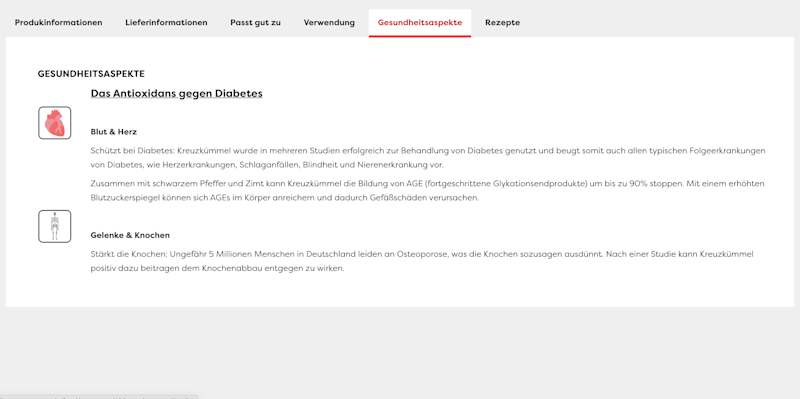 Tastyone – Artikelinfos 5
