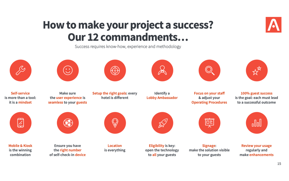 Make your project a success following the 12 commandments