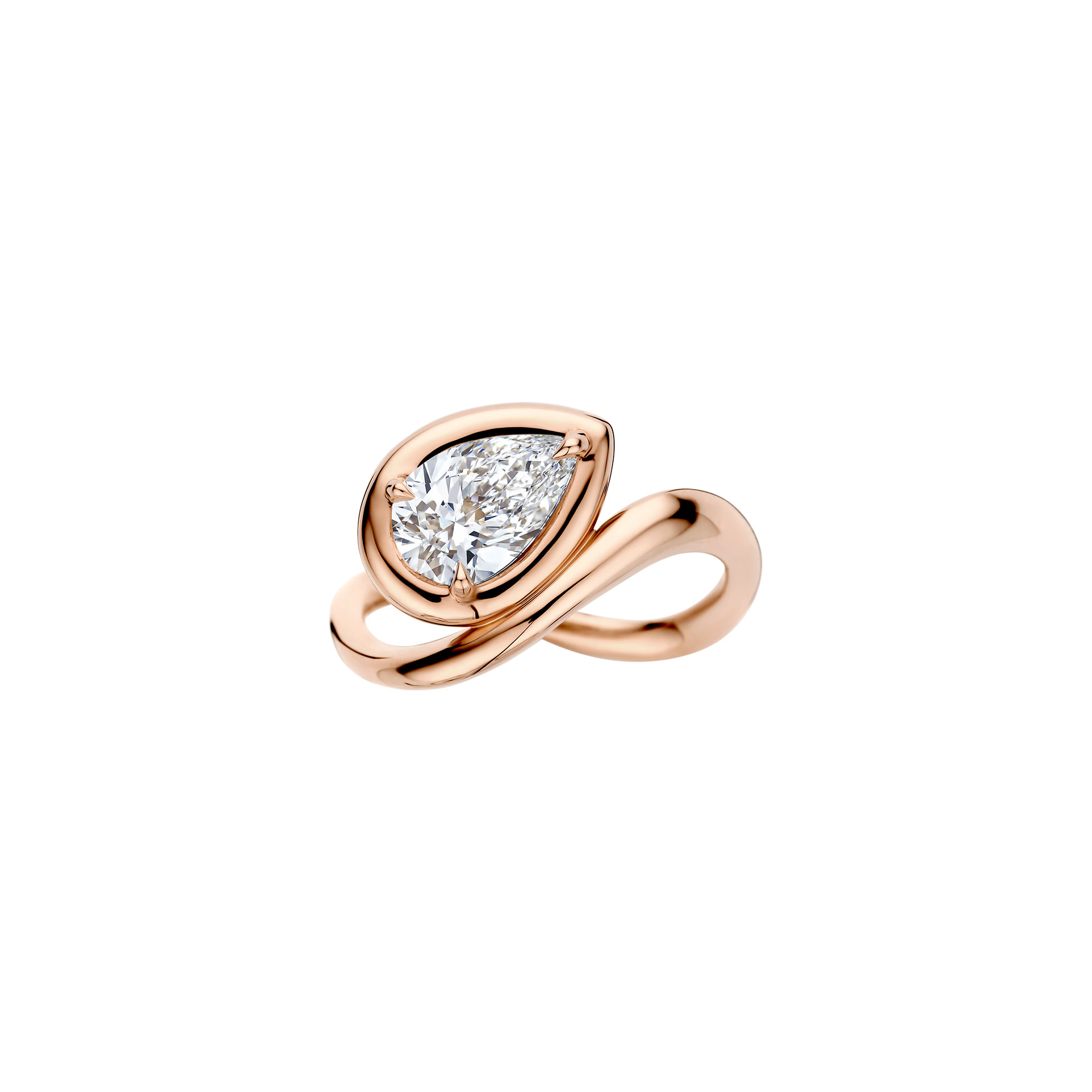 Jamie engagement ring packshot - rose gold