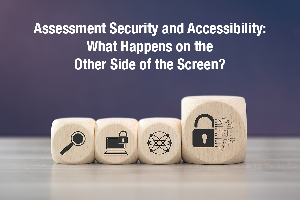 Assessment Security and Accessibility: What Happens on the Other Side of the Screen?