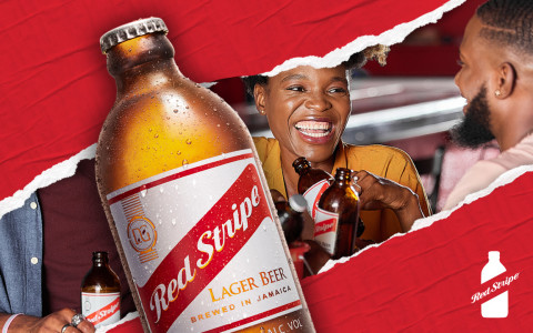 Red Stripe Jamaica bottle and fun times