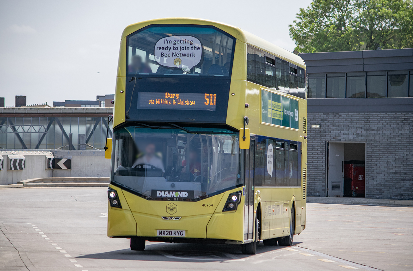Bee Network bus at bolton interchange